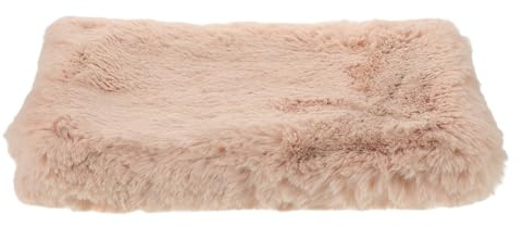 Plush Faux Fur Hand Muff Beige Hand Warmer for Women | Winter Hand Muff for Cold Weather, Lightweight Portable Design, Outdoor Walking, Stylish Cozy Comfort
