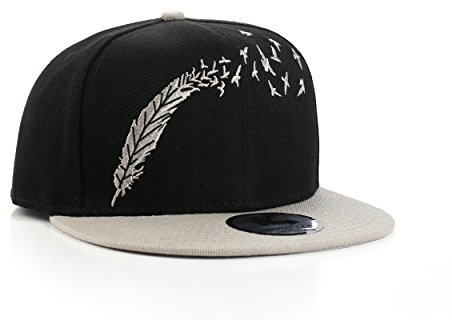 UNDERGROUND KULTURE Birds of a Feather Grey and Black Snapback Baseball Cap