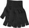Men's Warm Thermal Knit Fingerless Winter Gloves (Black)
