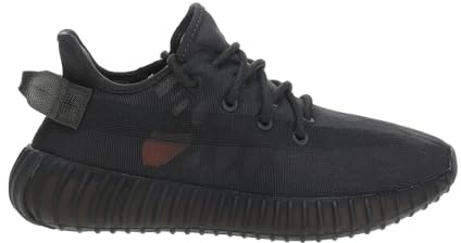Adidas Herren Yeezy Boost 350 2016 Piratenschwarz schwarz/grau-rot, Schwarz, 46 2/3 EU