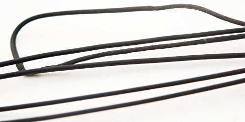 60X Custom Strings Black Fast Flight Compound Replacement Bowstring Bow (Multiple Sizes) (55 INCH)