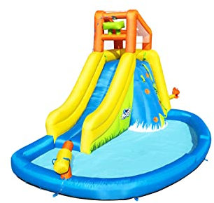Bestway H20Go Mount Splashmore Bouncy Castle Park with Water Gun, multi, BW53345GB
