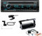 Kenwood KDC-BT760DAB 1-DIN Autoradio CD-Tuner mit Bluetooth Digitalradio DAB+ inkl. Einbauset passend für Skoda Roomster Roomster Praktik ab 2006 Piano Black
