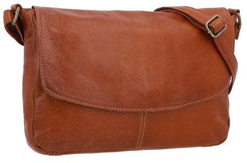 Gusti Leder Umhängetasche Damen - Maisie – Kleine Ledertasche Damen aus Rindsleder - Vintage Umhängetasche Leder mit Reißverschluss & Gurt