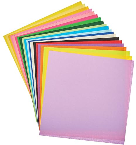 Baker Ross FN157 Papier Origami - Paquet de 200, papier à plier, facile à utiliser pour les débutants.