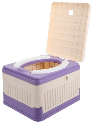 Healeved Tragbarer Töpfchentrainings-toilettensitz Fürs Auto Notfalltoilette Bettpfanne Urinal Outdoor-camping-reisetöpfchen Pvc-hart-klapptoilette