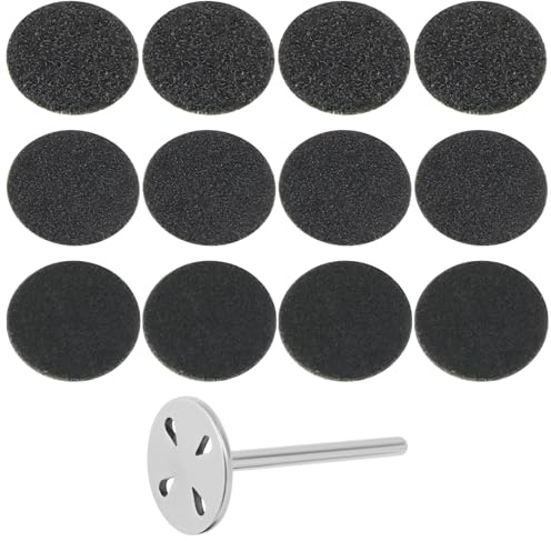 LT Easiyl Foot Grinder Stainless Steel Disc 15MM with 30Pcs Refills