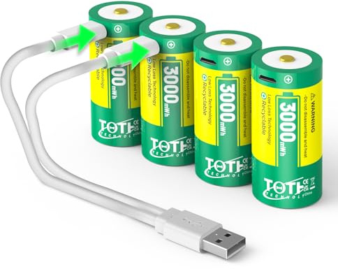 4 batterie al litio USB 3 V CR123 123A CR17345 ad alte prestazioni con PTC integrato per torce, fotocamere, giocattoli, allarmi e microfoni