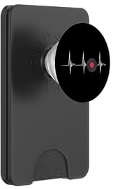 Tocadiscos de Vinilo Heartbeat EKG Pulse DJ PopSockets PopWallet para MagSafe