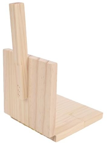 MAJONMMERD Pressa per Tortilla in Legno, Pressa per Impasto Manuale in Legno Massello con Impugnatura Ergonomica, Tondi Uniformi per Tortillas Pizza Roti Chapati, Pronta all'uso per Cuochi