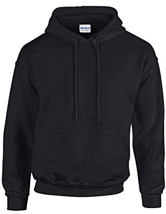 Gildan - Unisex Kapuzenpullover 'Heavy Blend', Black, Gr. S