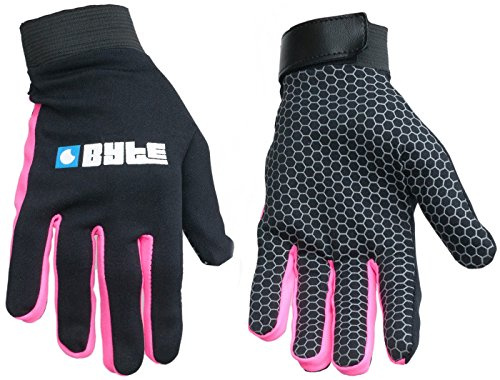 BYTE SNUG FIT SKIN HOCKEY GLOVE BLACK PINK (MEDIUM)