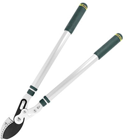Spear & Jackson 8081KEW Kew Gardens Dual Compound Telescopic Anvil Lopper, Silver