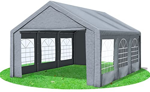 Stabilezelte 4x6m Partyzelt, Classic PRO PE GRAU