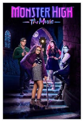 ZOLULA Monster High – Filmposter auf Leinwand, Poster, Wandkunst, Dekor, Bild, Gemälde für Wohnzimmer, Schlafzimmer, Dekoration, ungerahmt, 30 x 45 cm