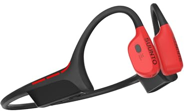 SUUNTO Wing Cuffie Conduzione Ossea Senza Fili, Auricolari Sport Bluetooth 5.2 Wireless Open Ear Impermeabili IP67, Controllo del Movimento della Testa, Luce LED, Autonomia di 10 Ore, per Corsa