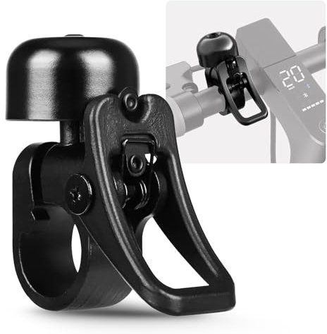 SYACHI Timbre de Bicicleta, Timbre de Bicicleta Clásico para Xiaomi Pro/Pro 2/1S/Lite/Mi3/Ninebot G30/Bicicleta/MTB/Bicicleta Eléctrica, Manillar a Juego de 22 mm