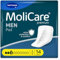 MoliCare Premium Men Pad 3 Drops Discreet Incontinence Pads for Men, Protection for Light Leaks with Anti-Leak Guards, Instant-Dry Feeling, Advanced Skin Protection, 14 Pieces
