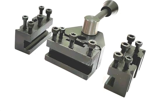 MachEl Swiss Type Quick Change Tool Post Compatible for Direct Mount to Mini Lathes