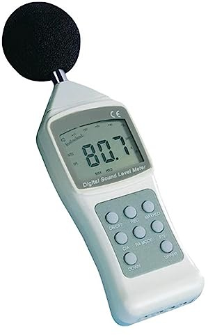 Decibelímetro Medidor De Nivel De Sonido Digital Medidor De Ruido Medidor De Decibelios Detector De Ruido