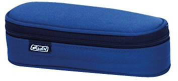 Herlitz Unisex Faulenzer Etui , Blau