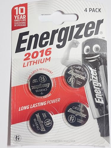 Energizer Batterie au Lithium CR2016 3 V Ref E300520400 Lot 4 149376