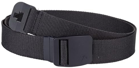 Maier Sports Eco Belt, Gürtel, Bequemer Outdoorgürtel mit Kunststoffschließe für Männer und Frauen, Extrem leicht, Stufenlos verstellbar, Perfekter Sitz, Dunkelblau, 3 (110 cm)