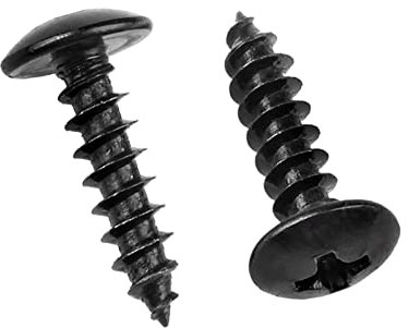 ORANXIN M4 x 16mm 40 Pcs Cabeza redonda Tornillos para madera 304 Acero inoxidable Cruz Cabeza de seta Tornillos Autorroscantes