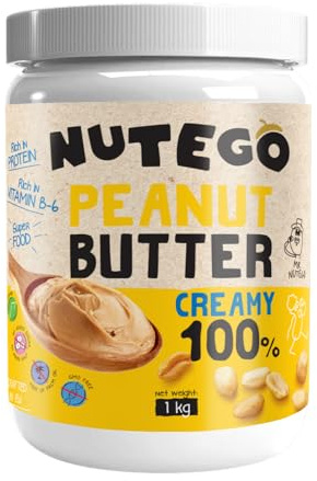 Nutego 100% beurre de cacahuètes crémeux 1kg