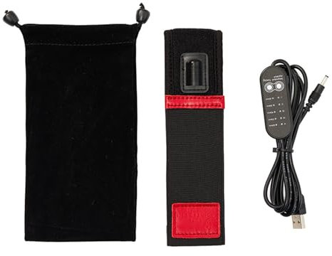 HOOLRZI Correa USB para lente antivaho, calentador de lente de cámara, calentador de lentes para telescopios, 500 mm de longitud, 3 ajustes de temperatura, calentador de lente para uso en exteriores