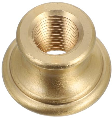 UKCOCO Threaded Brass Lamp Coupling Rod Lamp Parts for Repair Fitting Components Solid Brass
