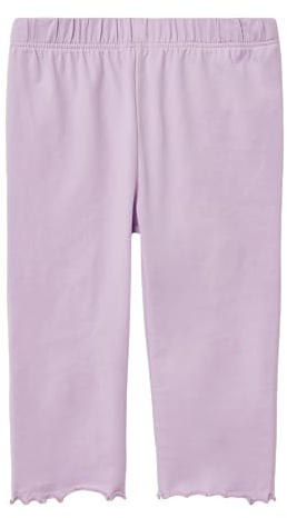 s.Oliver Capri-leggings av bomullsstretch med elastiskt midjeband, lila, 104