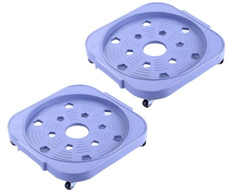 Hkfgdjdl 2pcs Propanes Cylinder Stand With 4 Swivels Wheel Brake Systems Multipurpose Plant Holders for Home Gardening Use