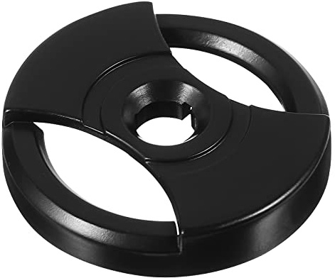 UTHCLO Adaptador Redondo de Discos de Vinilo de Plástico Ecológico para Tocadiscos, Accesorio Compatible con 45 Revoluciones por Minuto, Diseño Estable y Fácil Instalación