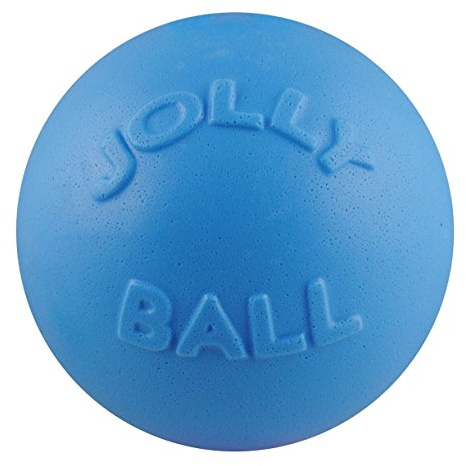 Jolly Pets Bounce-n-Play Dog Toy Ball, 6 Inches, Blueberry