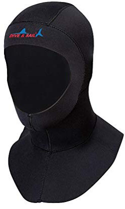3mm Neoprenhaube Tauchhaub Kopfhaube Schnorcheln für Damen und Herren (M)