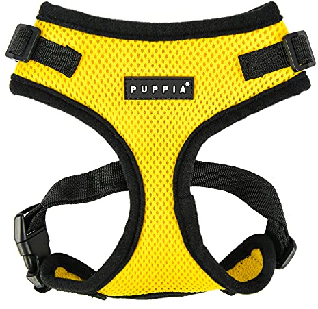 Puppia Soft Harness RITEFIT, Farbe: Gelb, Grösse: XL
