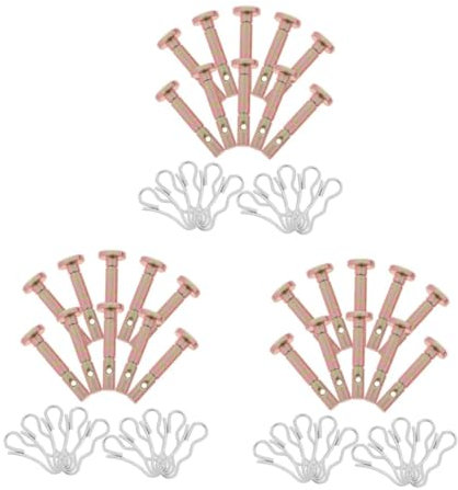 BESPORTBLE 30sets Snow Removal Tool Snow Thrower Parts Blower Shear Pin Kit Easy Install Pins Set Winter Removal