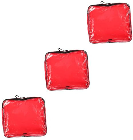 Supvox 3St Skateboard Rucksack Skater Rucksack Skates Rucksack zusammenklappbares Skateboard Rollschuhe für Mädchen Schlittschuhtasche mit großem Fassungsvermögen Schuhtaschen Oxford rot