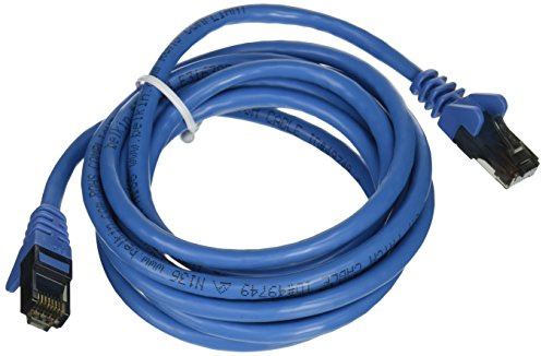 Belkin A3L980b07-BLU-S Snagless Cat6 Patch Cable RJ45M/7 Blue, 7 Feet