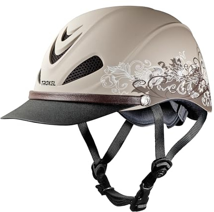 Troxel Dakota Trail Horse Riding Helmet, Low-Profile Light Adjustable Design, Safety Horseback Riding Gear