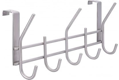 SIRO Türgarderobe Drensteinfurt, Modern, Design, Edelstahl fein geschliffen, 340 mm x 66 mm x 151 mm, 2257-340N1V1K