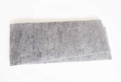 PS Pferdeartikel Zum Zuschneiden 1 oder 2 cm Dick - 1 Paar Wollfilz - Universal Einlagen für Sattelunterlagen oder Pads Größe 1 cm hoch - 65 x 35 cm groß