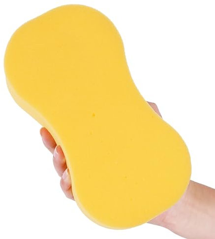 Car Cleaning Wash Sponge - Large Multi Use Sponges, 6cm Thick High Foam Scrubber for Dishes, Tiles, Bikes, Boats, Kitchens, Bathrooms, Household Cleaning - 1 Pack