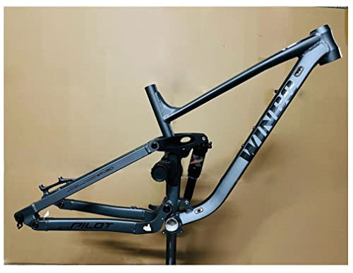 ITETONE 29er Fahrradrahmen, Aluminiumlegierung, Hardtail, Mountainbike-Rahmen, 43,2 cm, XC-Scheibenbremse, starrer Rahmen, QR, 135 mm, mit Steuersatz (grün)