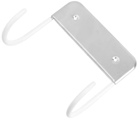 TOYZFRIENDY Soporte para Plancha Eléctrica Doble Gancho 304 Acero Inoxidable Blanco Resistente Al Calor para Tabla De Planchar Tipo t Adecuado para Baño y Hogar
