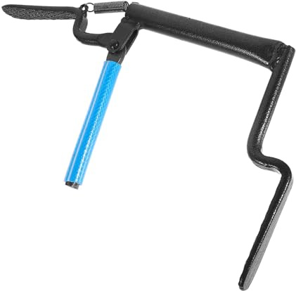 Gatuida Pinza per Mattoni Regolabile in Acciaio Resistente con Molla Elastica Design Compatto e Impugnatura Ergonomica per Uso Professionale in Trasporto e Posa Blocchi Facilitati