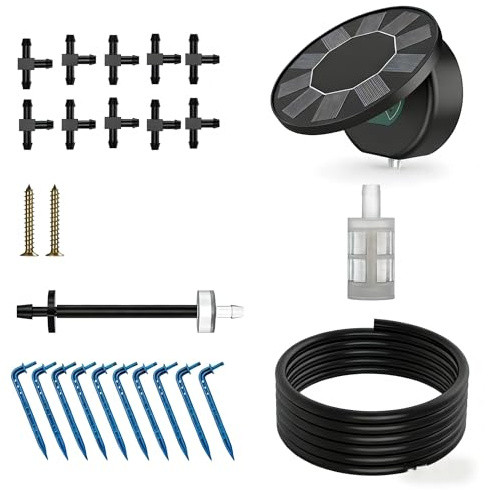 AnseTo Sistema de riego por goteo solar - Negro