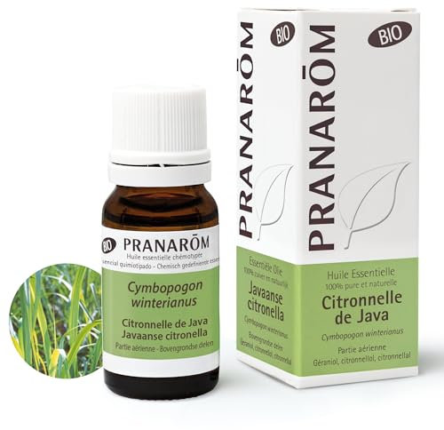 Pranarom Bio Aceite Esencial Citronela de Java (Cymbopogon winterianus) 10ml
