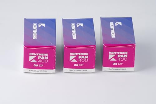 Kentmere 400asa Black & White Film 35mm 36exp 3 Pack